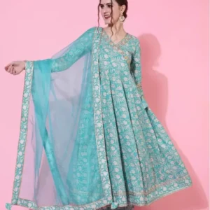 India Women's Clothing 3-piece Set Of Pure Cotton Printed Dresses